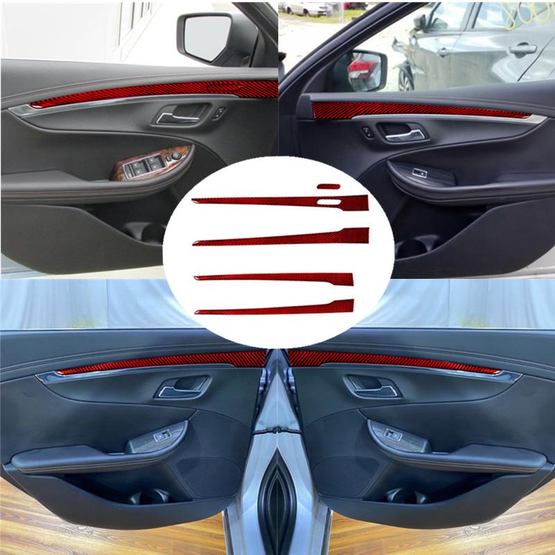 Для Chevrolet Impala 2014-с навигацией из углеродного волокна, автомобильная центральная консоль, декоративные наклейки на приборную панель, интерьер