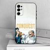 Смешной I-Invincible Чехол для телефона для Samsung S25, S24, S21, S22, S23, S30, Ultra, S20, Plus, Fe, Lite, Note, 10, Черная Крышка