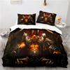 World of Warcraft Games Bedding Set Horde Banner Flag Printed Duvet Cover Set Pillowcase Twin Full Queen King Size Drop Shipping