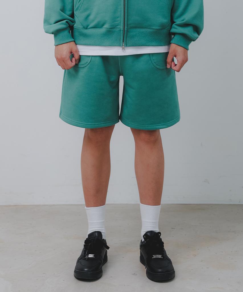 BAKKEN Smile Embroidered Logo Shorts Bk2985_Green