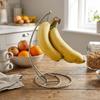 with Base Metal Banana Rack Stable Stand Fruit Display Hanger Creative Banana Holder  Living Room