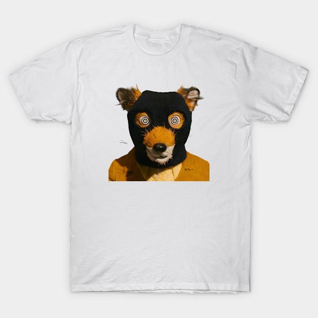 Asian Size Men Print T-shirt Fantastic Mr Fox No-Cut Heat Transfer Print Cotton Tshirt