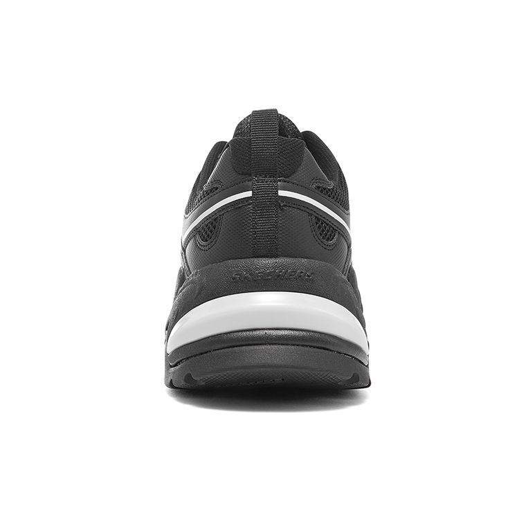 Skechers Stamina V2 Мужские Черные Низкие Папины Кроссовки Тканевые Технологичный Стиль Ретро Повседневные Прочные Платформа 237234-BBK