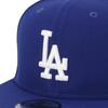 New Era MLB Flat Visor Cap Hat, LA Dark Royal, Size M/L, 950 LOSDOD DROY WHI 25J