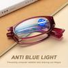 New Fashion Printed Anti-blue Light Folding Reading Glasses HD Anti-radiation Anti-fatigue Reading Glasses for Women and Men