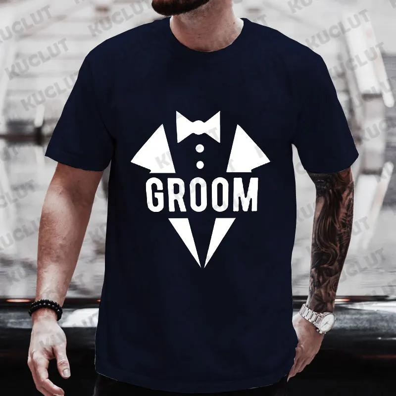 Funny Graphic Groom Squad T Shirt Friends Single Farewell Bachelor Party Tee Wedding Tops Best Man Team EVG Future Groom Blouses