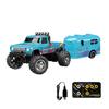 Внедорожник с дистанционным управлением и светодиодными фонарями, 4 колеса, 1/64, детский