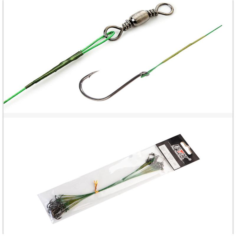 20 шт., 20 см, анти-укусная веревка для рыбалки, 40–80 фунтов, с аксессуарами для спиннинговой приманки для щуки и окуня