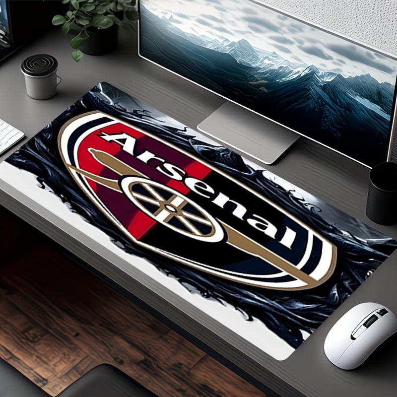 Arsenal F.C Print Mouse Pad, for Keyboard Pad Laptop PC Mat for Office Home Use, Desk Decor, Perfect Birthday Gift for Gamers