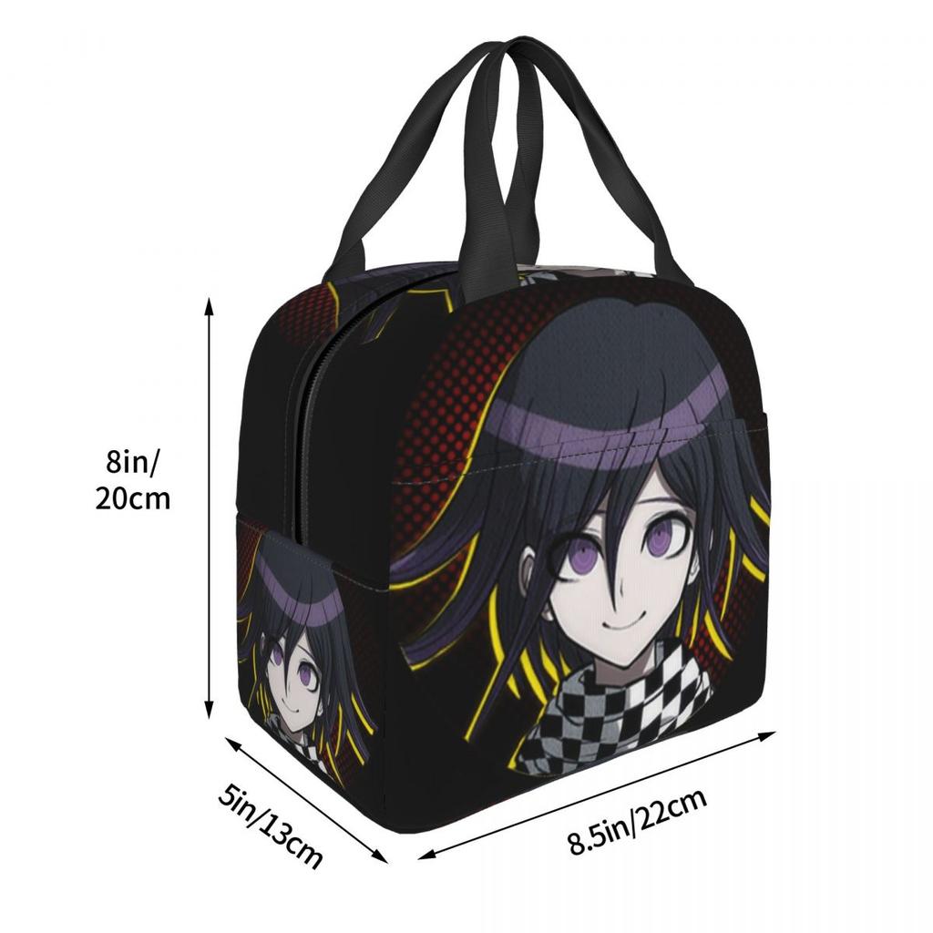 Аниме Кокичи Ома Данганронпа Игра Термосумка для обеда для женщин Детей Портативные Ланч-боксы Термоланч-бокс Сумка-тоут