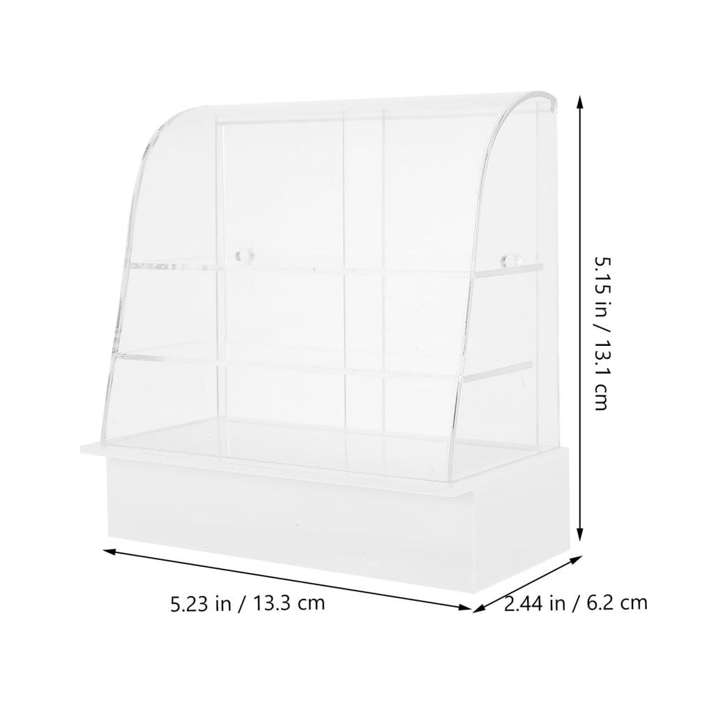 OATIPHO Meishi Mini Cabinet Mini House Scene Model Mini House Miniature Stand Kitchen Scene Model White Showcase Chic