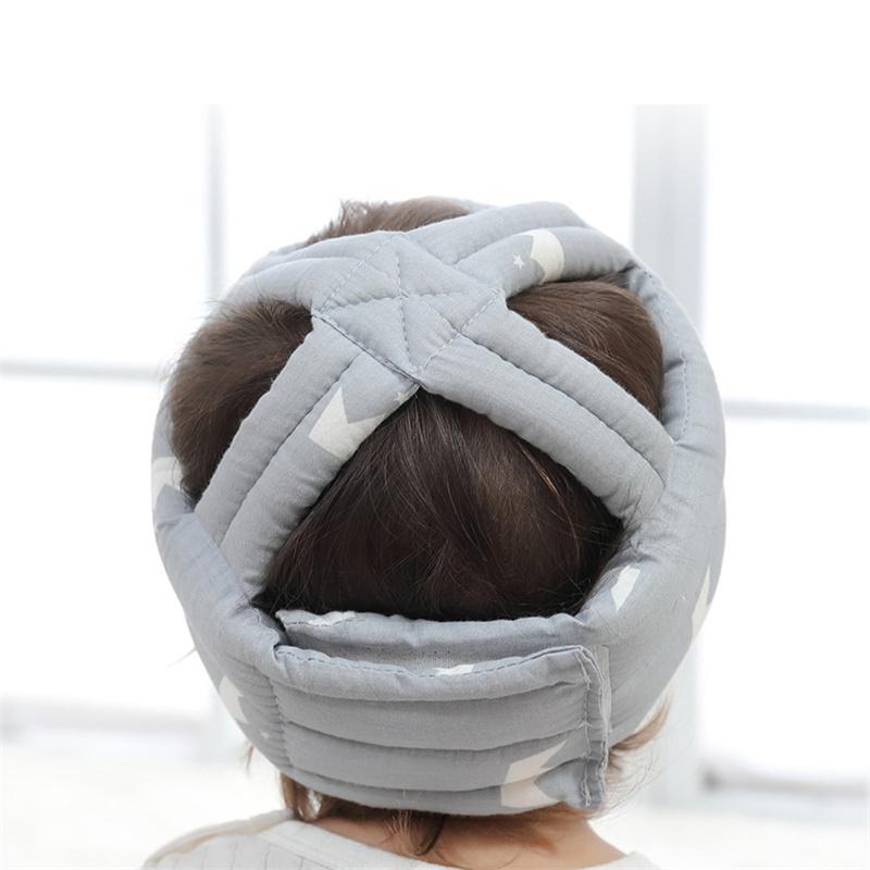 Infant Toddler Baby Cartoon Safety Helmet Kids Head Protection Hat for Learn Walking Crawling Children Protective Headgear