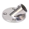 Boat Handrail Round Base Fitting 316 Stainless Steel Marine Hardware for 25mm 1in Tube
