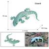 Oenux New Simulation Wild Reptile Animals Action Figures Lizard Model Figurines Kids Education Congnitive Scene Decoration Toy