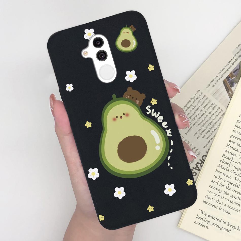 Case For Huawei Mate 20 lite Cute Astronaut Soft Matte Silicone Bumper For Huawei Mate 20lite Phone Back Cover Coque Bumper Capa