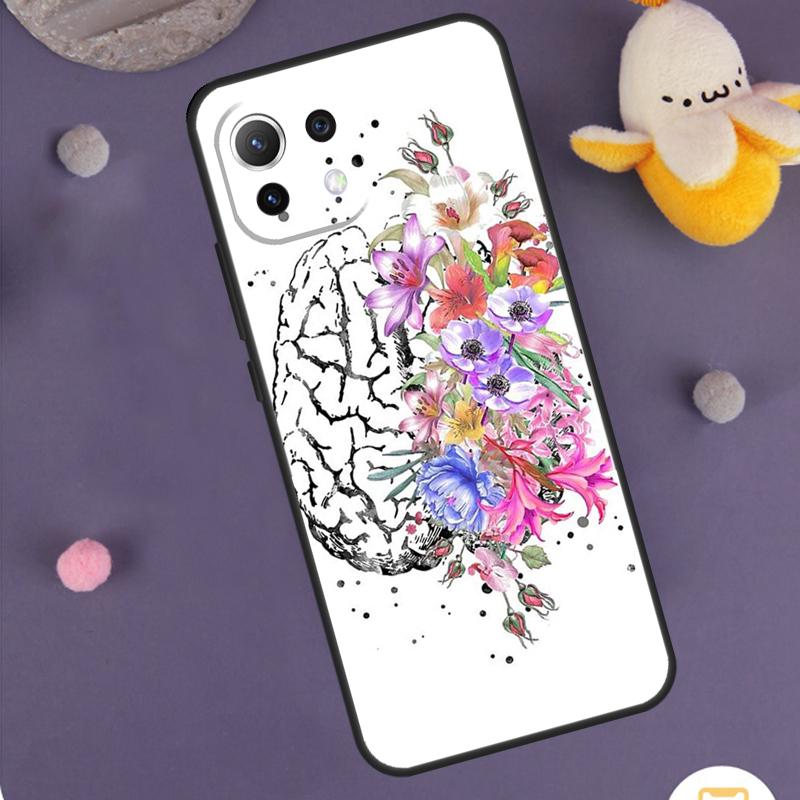 Чехол 'Мозговое Искусство' для Xiaomi 15T 13T 14T Pro 14 15 Ultra 17 Pro Max POCO X7 X6 X5 F5 F6 F7 F8 Pro