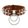Big Spikes Choker Leather Collar  Metal Punk  Necklace  For Women Men Emo  Chocker Goth Jewelry Harajuku Accessories