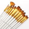 New 13Pcs Painting Brushes Set Artist Painting Brush for Oil Acrylic Watercolor Gouache Paint Professional Artist Supplies