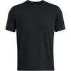 Meridian Solid Fashion Versatile Comfortable Crew Neck Short Sleeve T-Shirt Men Tops Black 1386973-001