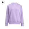 Under Armour UA Rival Fleece OS Crew Модный Удобный Повседневный Свитшот Женский свитшот Фиолетовый 1386463-538