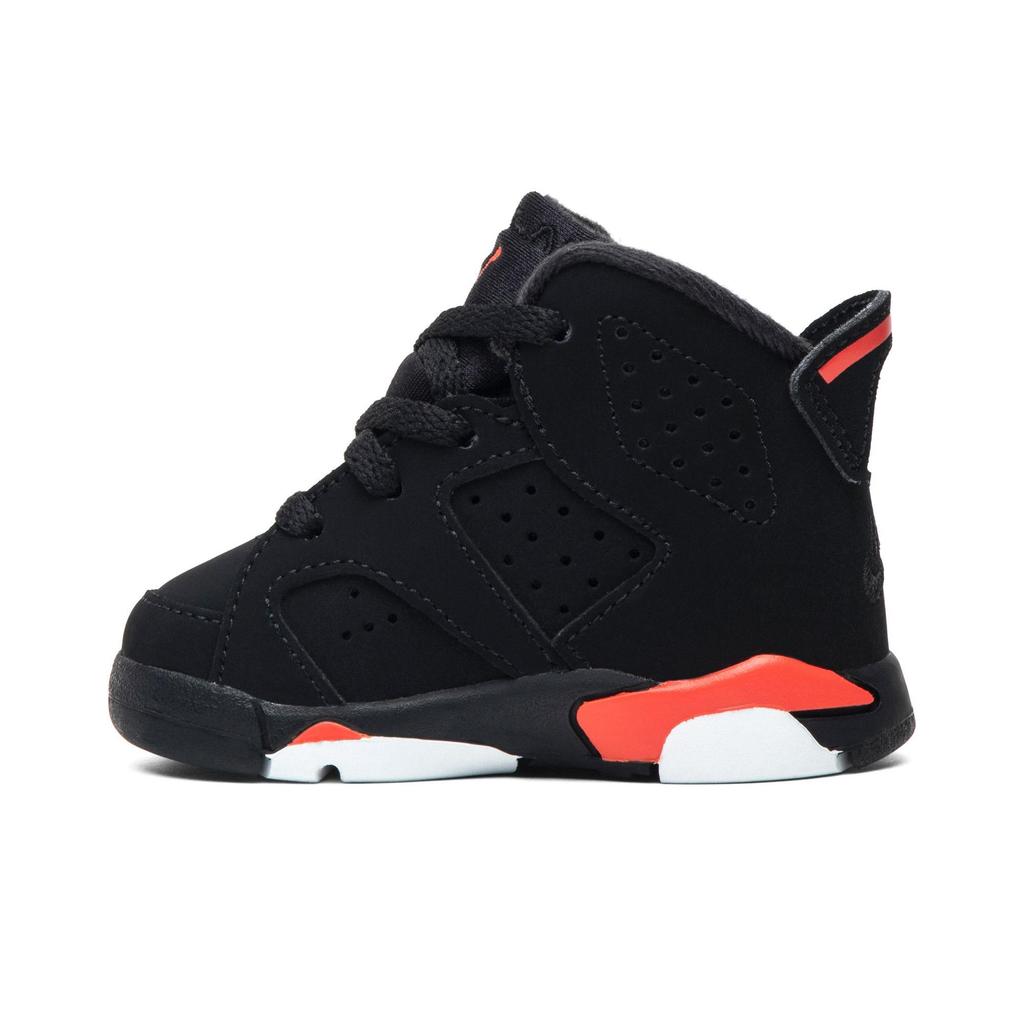 Air Jordan 6 Retro Toddler 'Infrared' 2019 (Unisex) Black / Infrared Toddler Shoes 384667 060