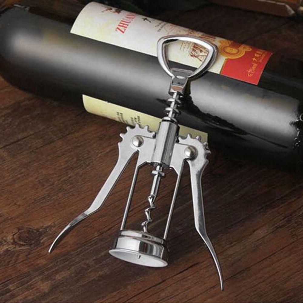 Steel Beer Sommeliers Wing Type Corkscrews Kitchen Dining Bar Tool Wine Cork Remover Bottle Openers