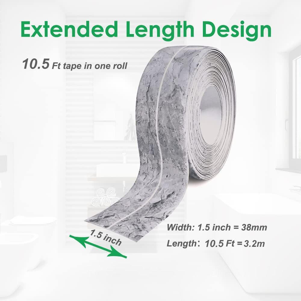 Professional Mildew-proof Caulk Tape Self Adhesive Decorative Kitchen Sealant Strip Colorful Countertop Sealing Tape Household