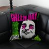 GGreen DDay Band Album Cushion Cover Pillow Case Antidustmite Invisible zipper silky plush cushion