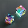 15x15mm Optical Glass Prism Cube Artificial Crystal Color Cube Prism X Cube Prism  Home Decor