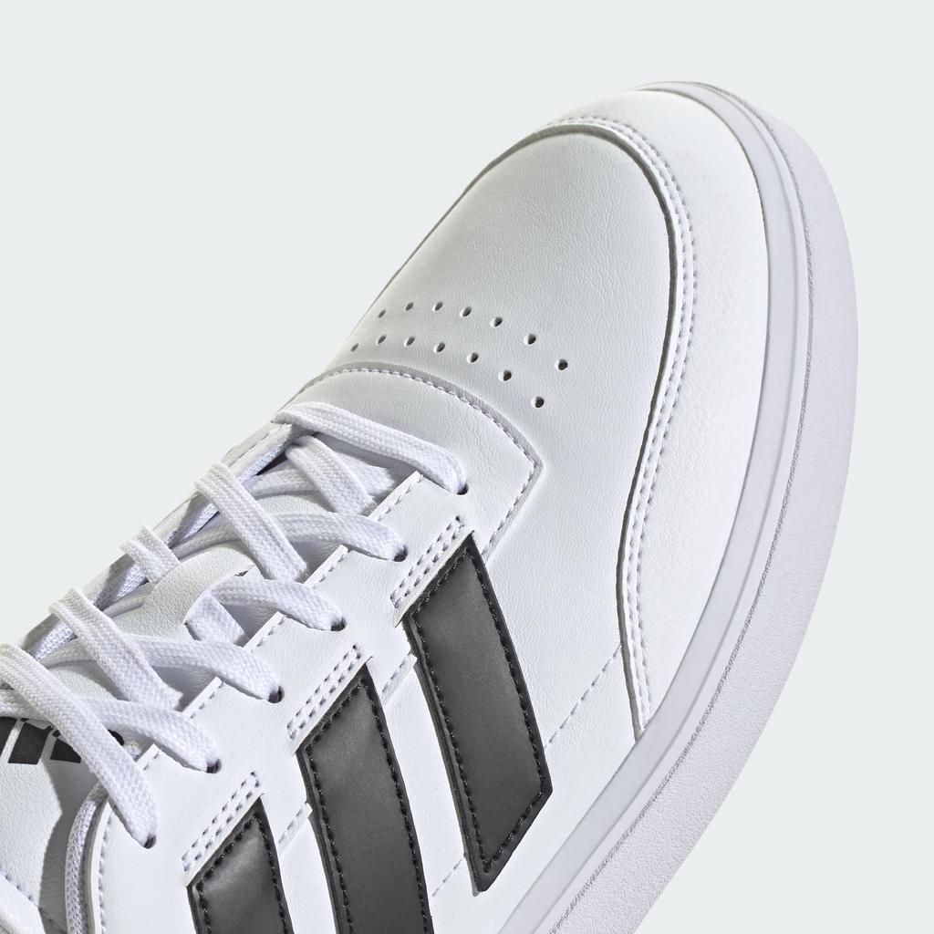 Кроссовки Adidas Court Block NKG81 Белый/Основной Черный На шнуровке Верх из Синтетической Кожи Размер 22,5 см IF4033