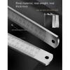 Dual-Purpose Stainless Steel Ruler -50cm / 20inch Professional Measuring Tool & Emergency Window-Breaking Lifesaver