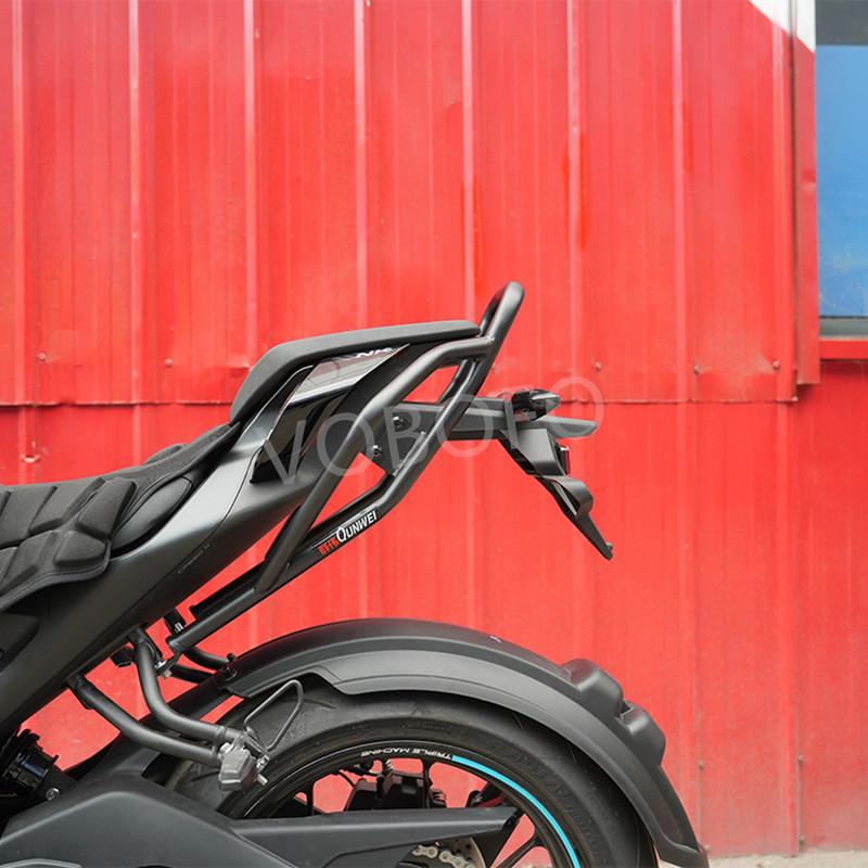 Для мотоцикла CFMOTO NK675 Держатель-кронштейн для полки Задний багажник Грузовой багажник Крепление Задний подлокотник NK 675 675NK Аксессуары