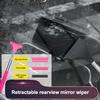 Автомобильный стеклоочиститель для зеркала заднего вида, телескопическая выдвижная щетка из нержавеющей стали с многослойной головкой, щетка для мытья окон, ручной дворник