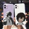 Чехол для телефона RUICHI Bungou Stray Dogs Dazai Osamu для iPhone 11 12 Mini 13 Pro XS Max X 8 7 6s Plus 5 SE XR