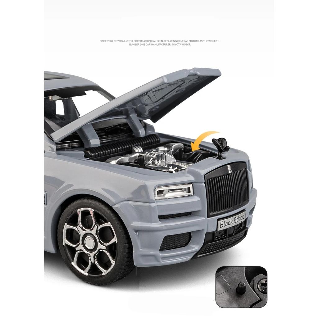 1/32 Rolls Royce Cullinan SUV сплав роскошная модель автомобиля литая металлическая игрушечная машинка транспортные средства модель имитация звук и свет детский подарок