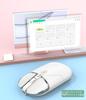 M203 USB Wireless Bluetooth Mouse Ultra Thin Quiet Rechargeable Wireless Compact Lightweight Compatible with iOS13 or Surface Tablet White 5.1