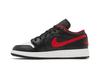 Kids' Sneakers Nike Jordan 1 Low White Toe (GS) Black/Fire Red/White