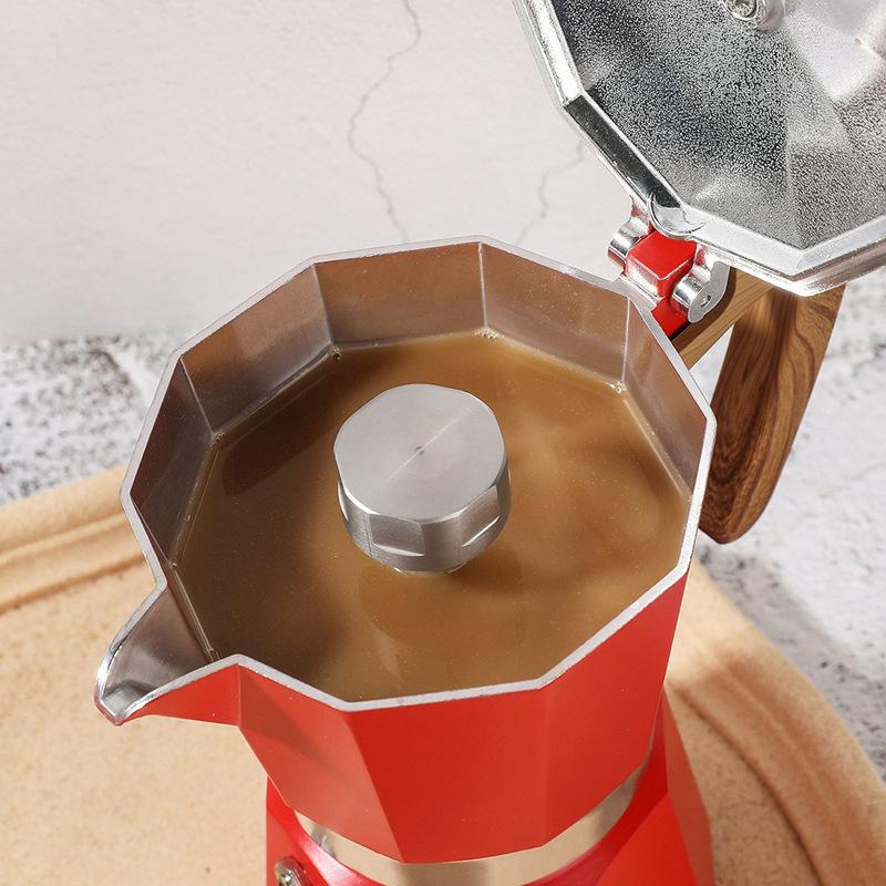 Кофейник Moka Pot Splash с алюминиевым клапаном брызг Аксессуары для горшков Moka