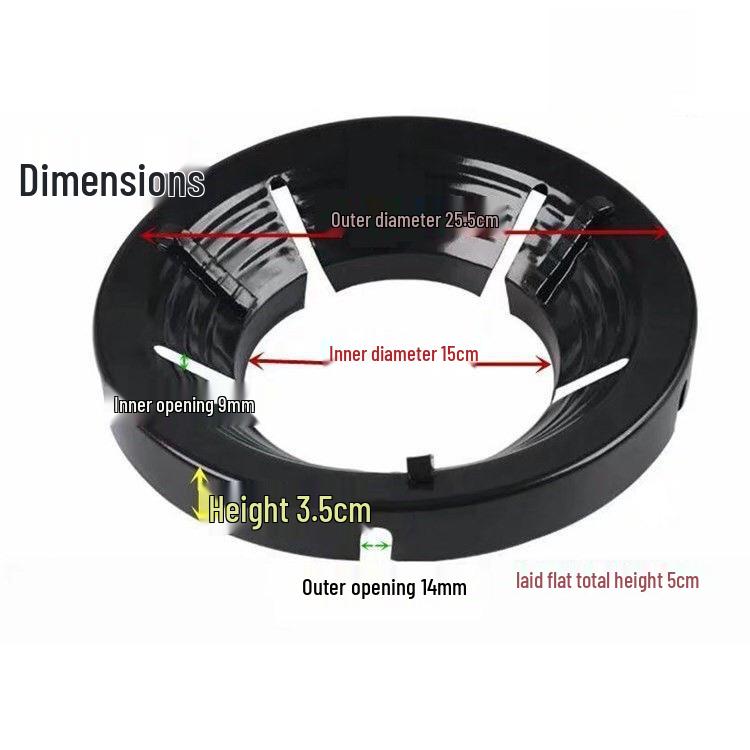 Универсальная ветрозащитная газовая плита с энергосберегающим кольцом и нескользящей подставкой