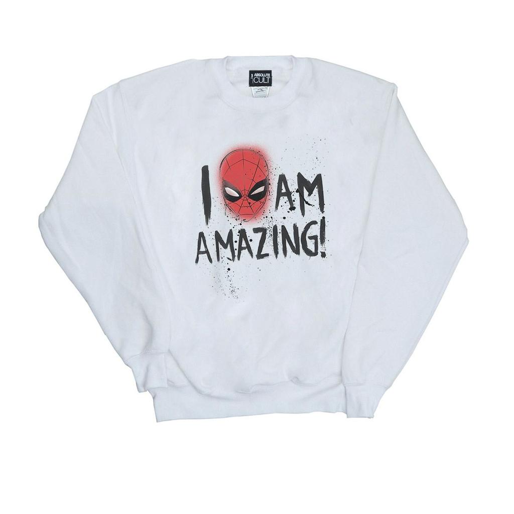 Marvel Womens/Ladies Spider-Man I Am Amazing Sweatshirt