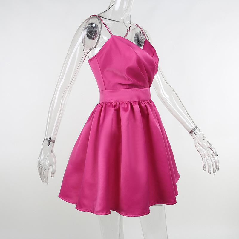 Женское сексуальное мини-платье без рукавов на тонких бретельках, женские вечерние платья Y2k в стиле ретро, ​​элегантное вечернее платье, Vestidos, наряды