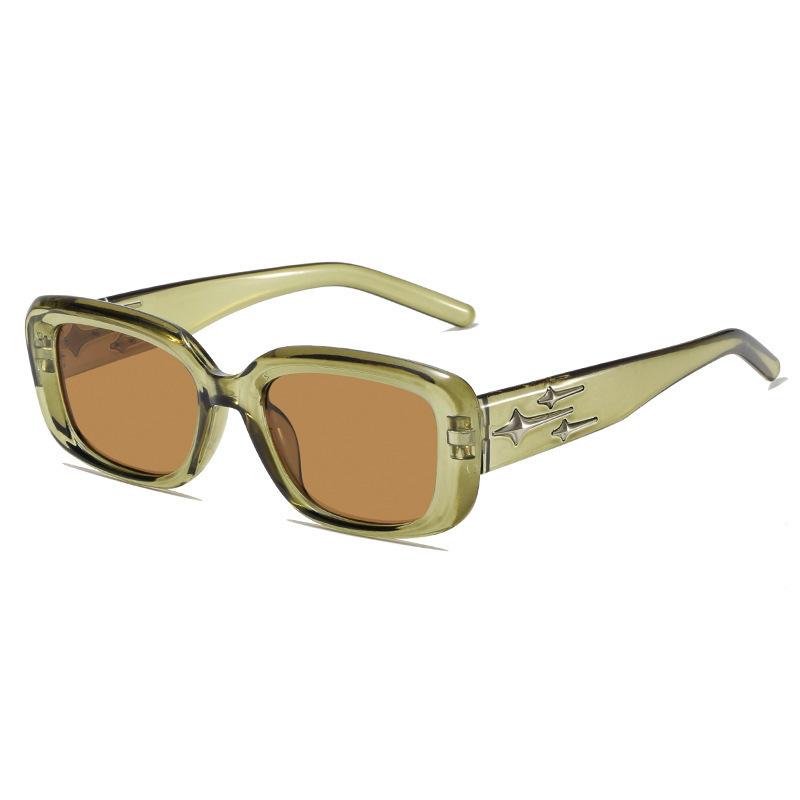 Square Gradient Sun Glasses Luxury Brand Small Rectangle Sun Glasses Street Photo Sunglasses Sun Protection