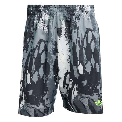 Оригинальный архив SS25 AOP Удобные полосатые модные спортивные шорты Мужские шорты Серый Черный Белый KD4801