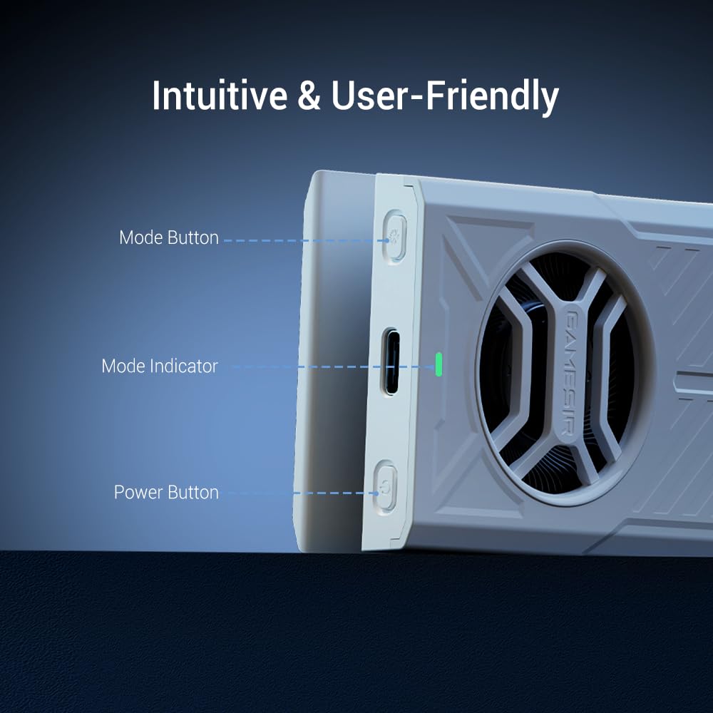 GameSir Fx5 Lite Охлаждение смартфона с питанием Мобильный кулер с элементом Пельтье Разработан исключительно для X5 Широкий контакт Три охлаждения смартфона