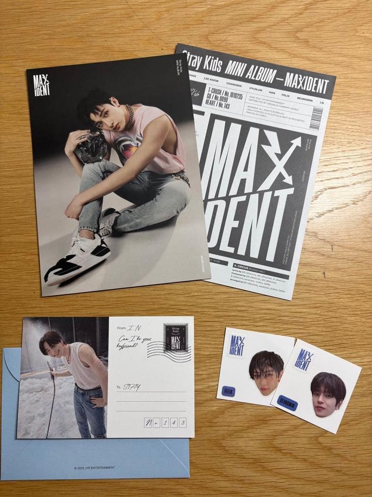 [USED] Stray Kids SKIZ Album MAXIDENT with Bonus Bonuses