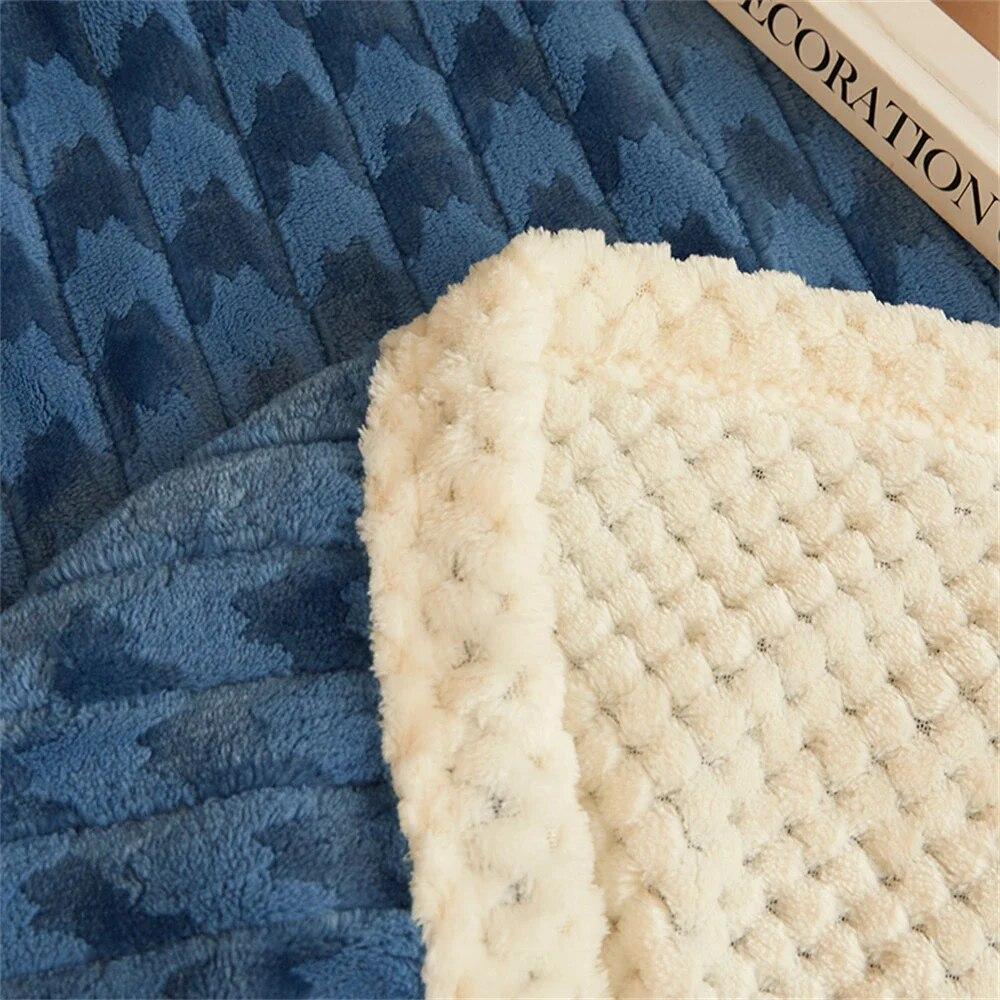 Утолщенное одеяло, мягкое покрывало, шаль, одеяла, портативный диван для сна, теплое постельное белье, одеяло, украшение для спальни, покрывало на кровать