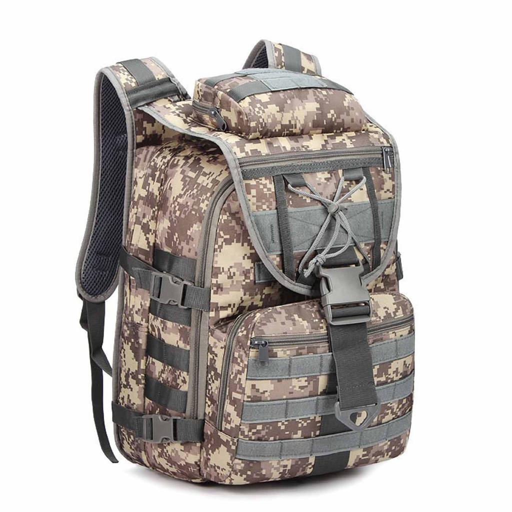 40L Backpack – Men’s X7 Molle System Bag, Outdoor Sports, Camping, Hiking, and Travel Backpack, Military- Rucksack