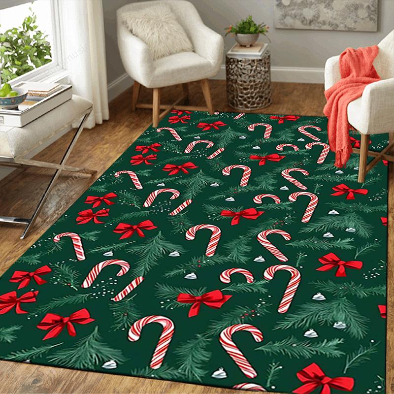 1Pc Christmas Nutcracker Tradition Rug Office Carpet Indoor Outdoor Doormat Nonslip Soft And Comfortable Living Room Christmas Halloween Gift D91812