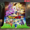 Dragon Ball Living Room Blanket Soft Cozy Flannel Blanket for Sofa Couch Home Daily Use THW