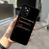 Programming Coding Case For Samsung Galaxy A53 A33 A13 A14 A34 A54 A31 A51 A71 A12 A22 A32 A42 A52 A52S Coque
